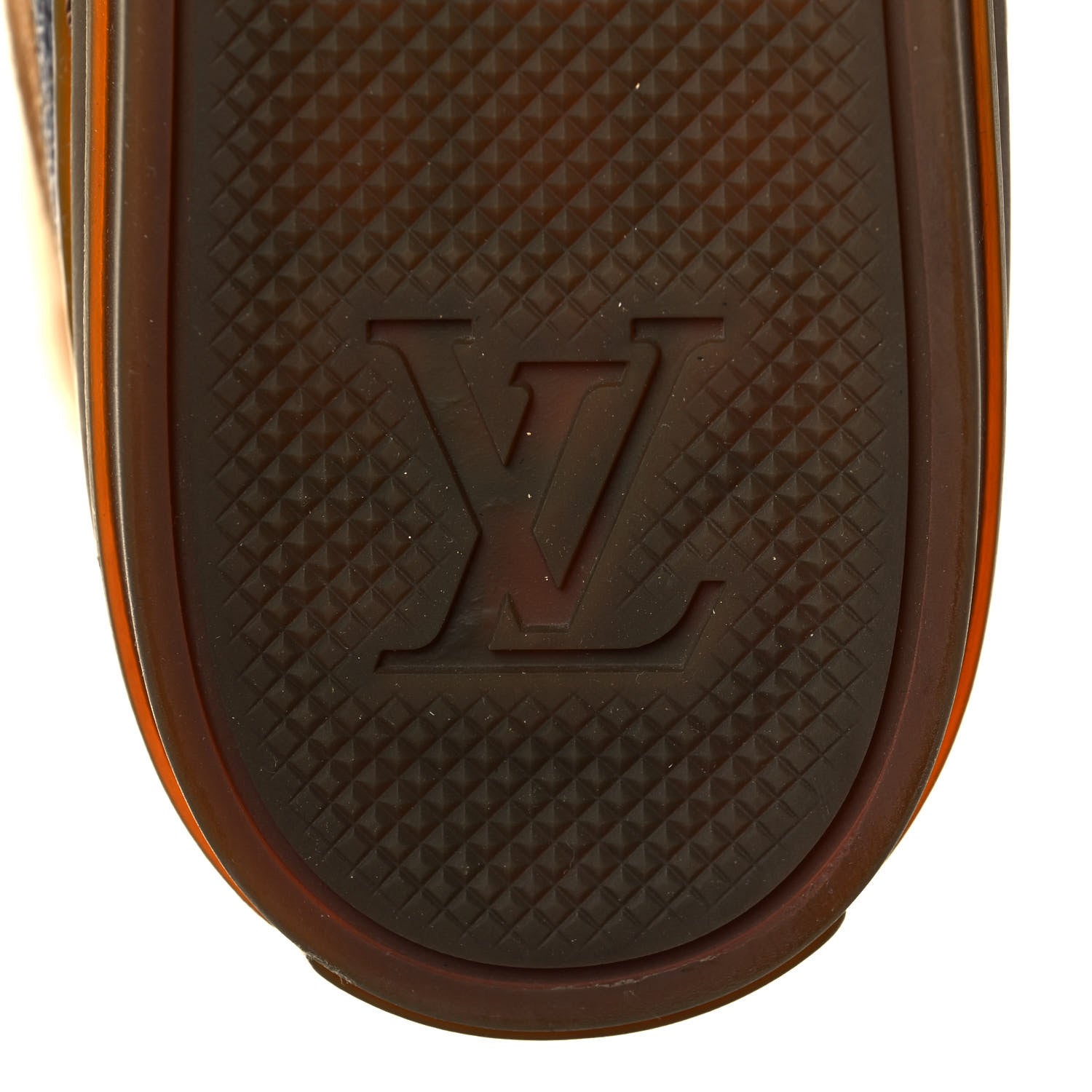 Louis Vuitton Suede Calfskin Monogram Embossed Snowball Flat Half Boots 38 Cognac 6 of 6