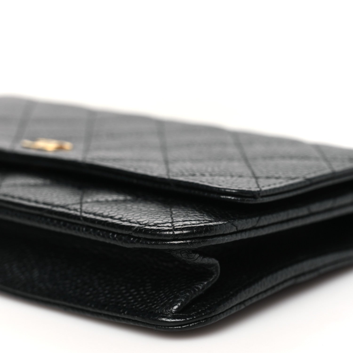 Chanel Caviar Quilted Wallet on Chain WOC Black 11 of 12