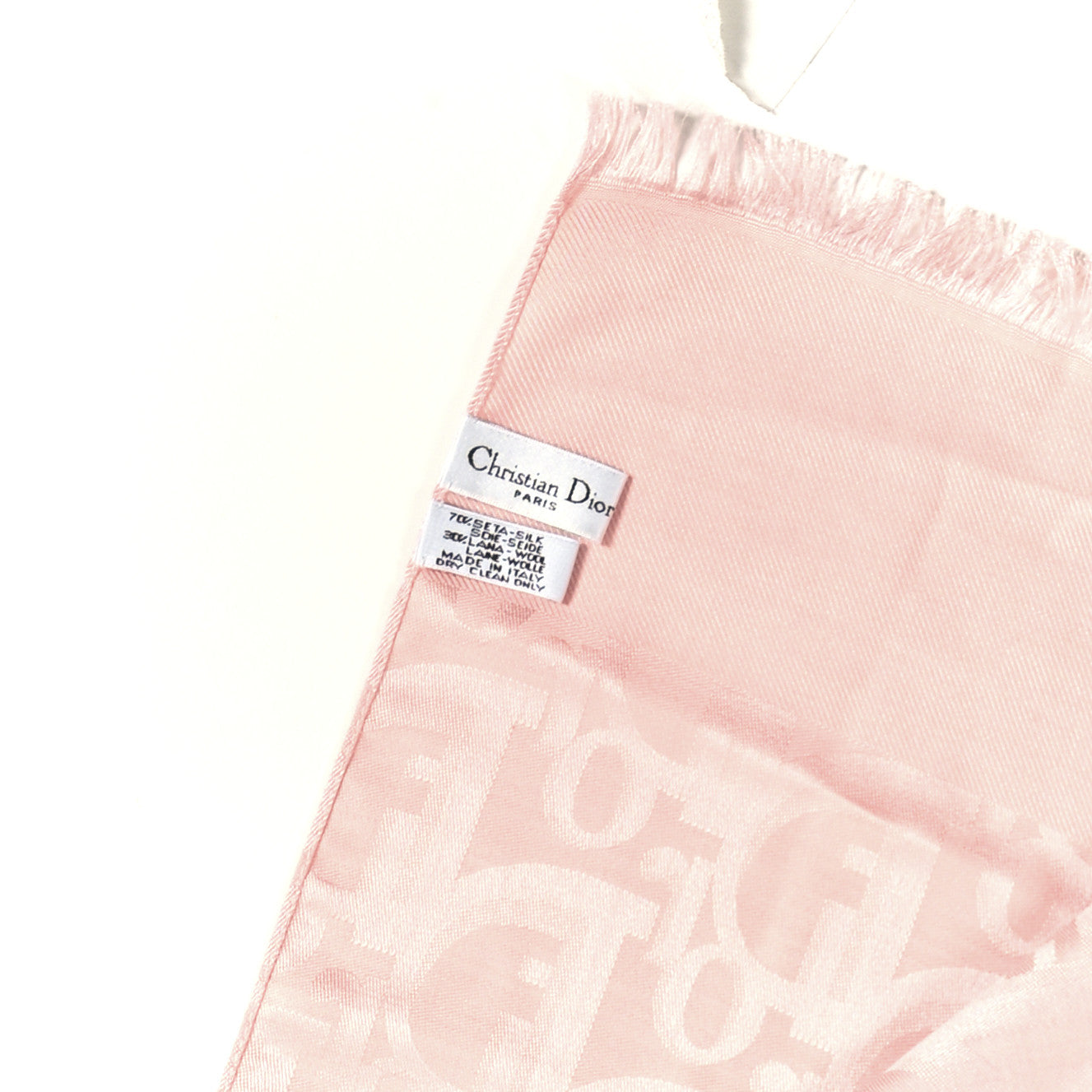 Christian Dior Silk Wool Oblique Scarf Pink 1833772 – FASHIONPHILE