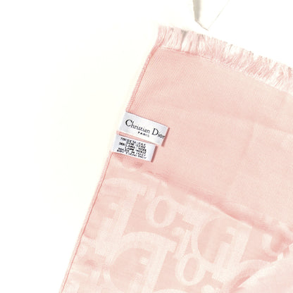 Christian Dior Silk Wool Oblique Scarf Pink 3 of 3