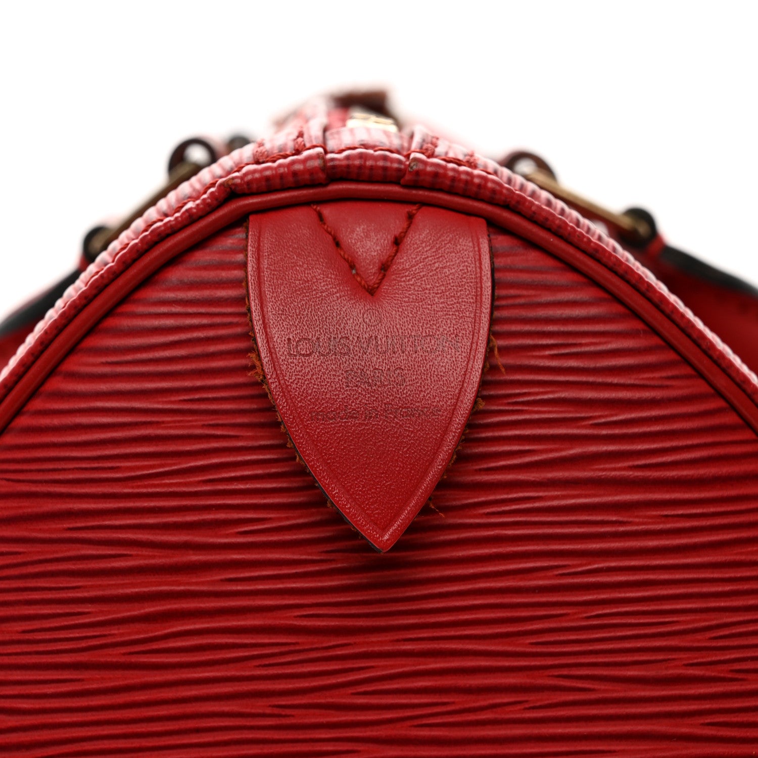 Louis Vuitton Epi Speedy 25 Castillan Red 7 of 13