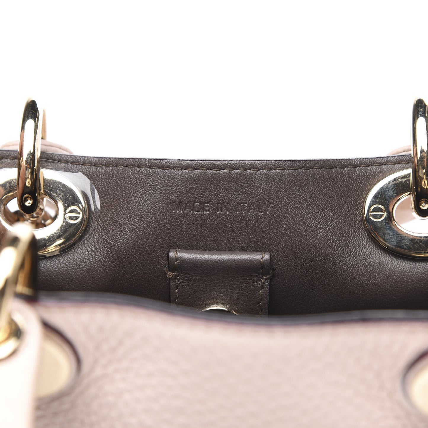 Calfskin Mini Diorissimo Tote Pink