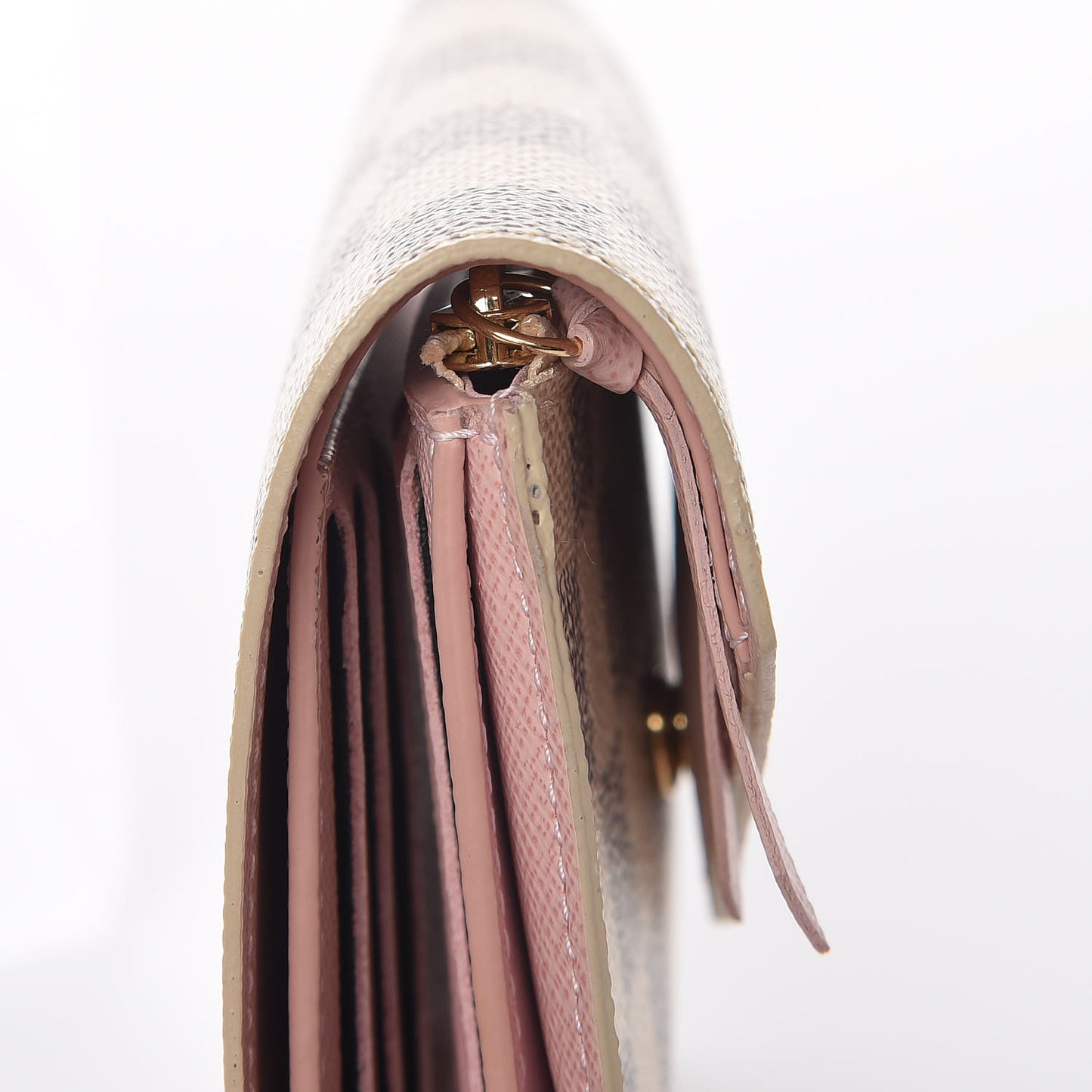 Damier Azur Victorine Wallet Rose Ballerine