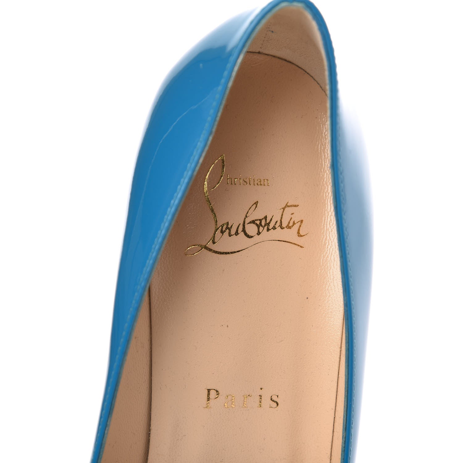 Christian Louboutin Patent So Kate 85 Pumps 36 Celeste 9 of 9