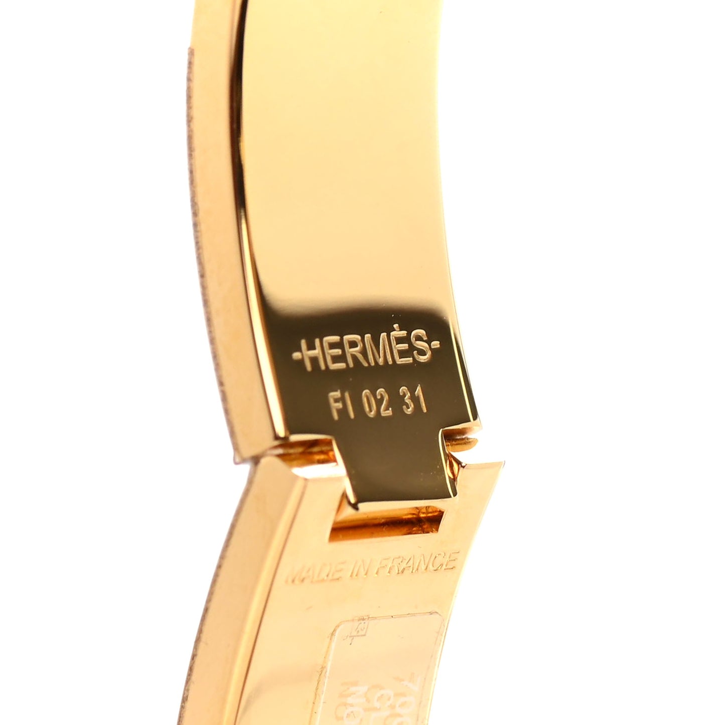 Enamel Narrow Clic Clac H Bracelet PM Black