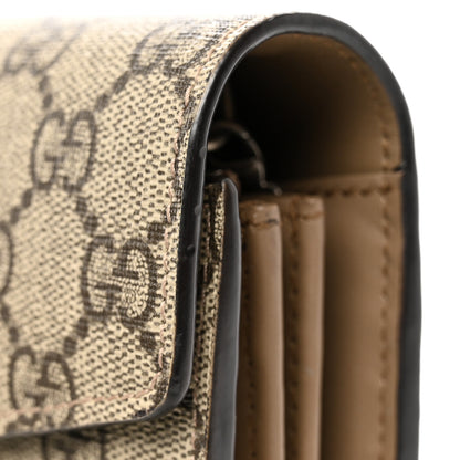 Gucci GG Supreme Monogram Mini Dionysus Chain Wallet Beige Taupe 11 of 12