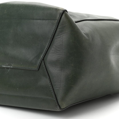 Celine Natural Calfskin Seau Sangle Bucket Green 9 of 10