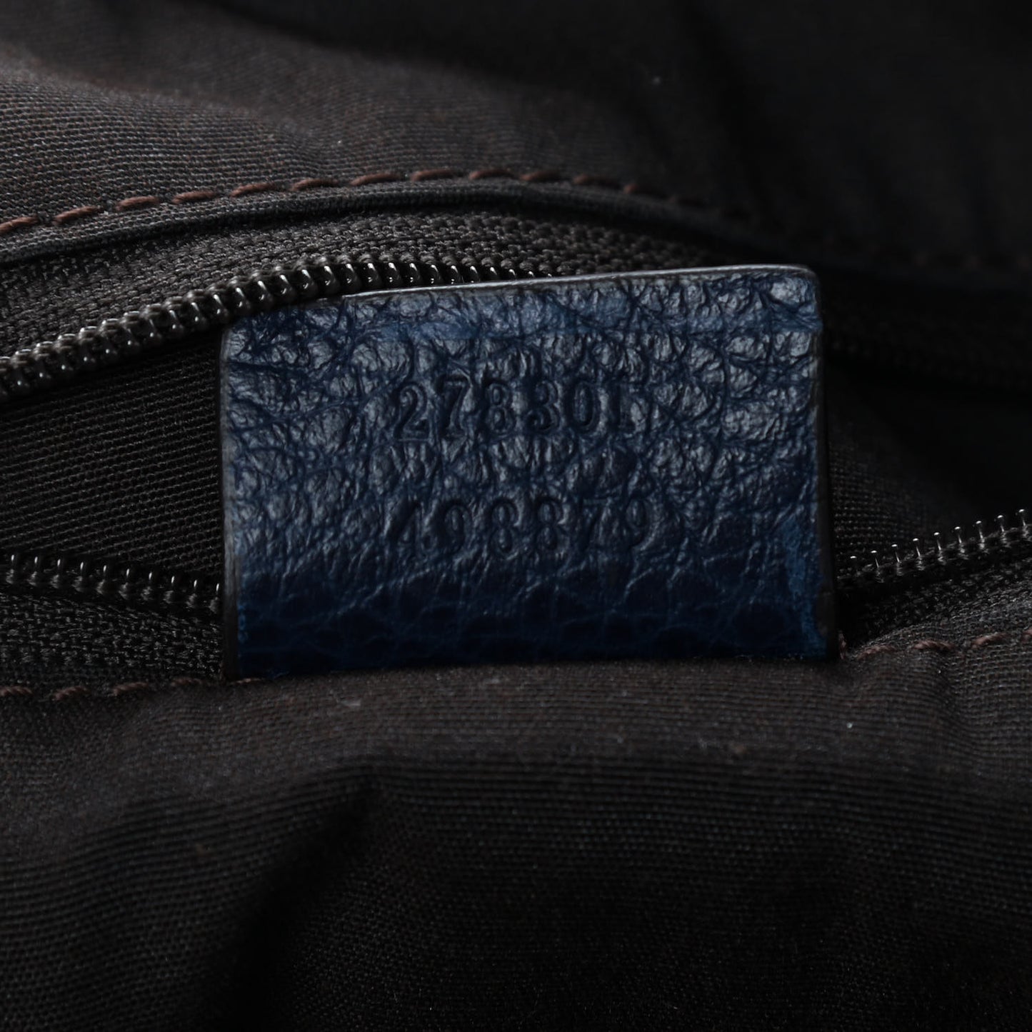 Crystal Monogram Messenger Bag Navy