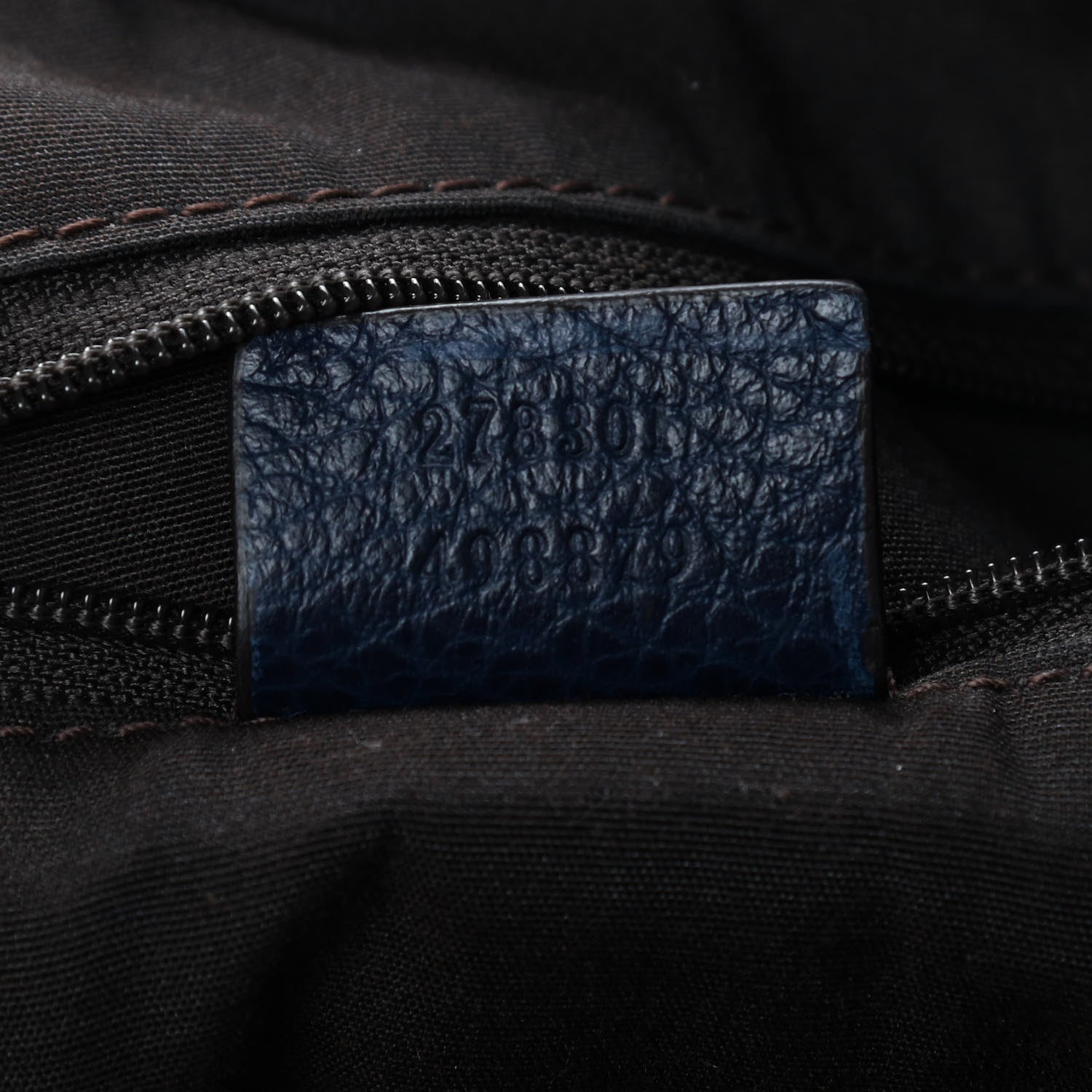 Gucci Crystal Monogram Messenger Bag Navy 7 of 10