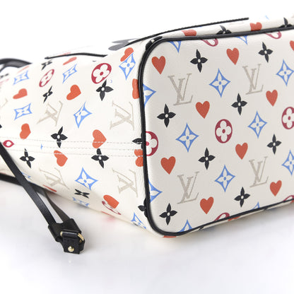 Louis Vuitton Game On Neverfull MM White 6 of 11