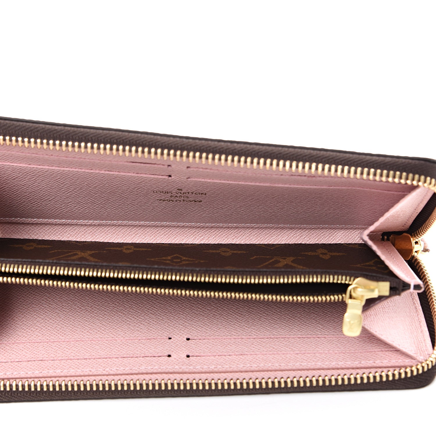 Louis Vuitton Monogram Clemence Wallet Rose Ballerine 4 of 8