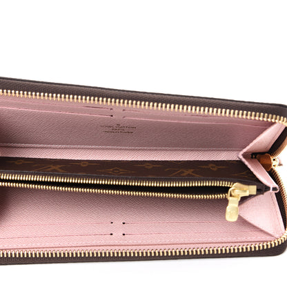 Louis Vuitton Monogram Clemence Wallet Rose Ballerine 4 of 8