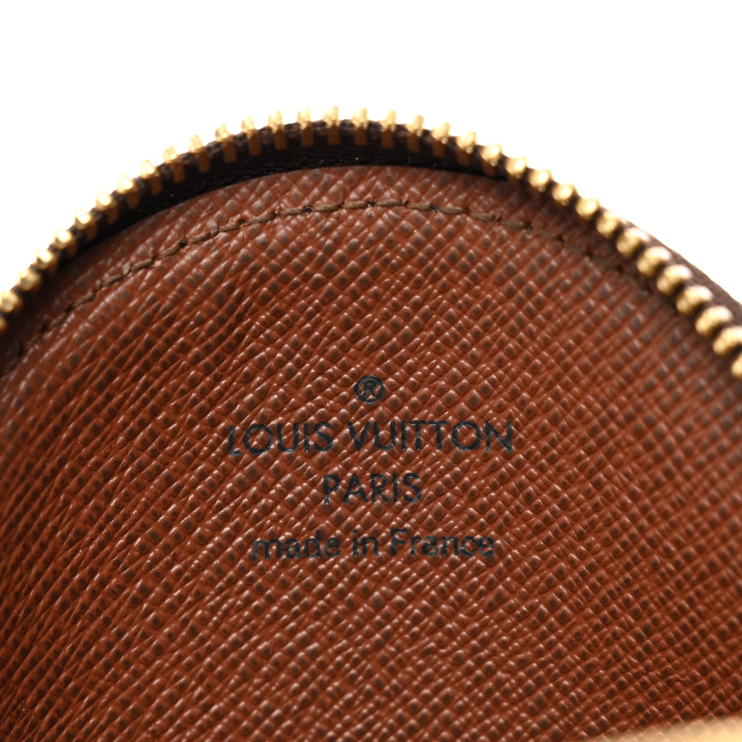 Monogram Round Coin Purse