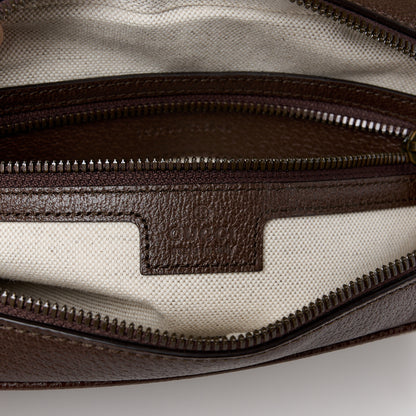 Gucci GG Supreme Monogram Web Small Ophidia Shoulder Bag Brown 6 of 12