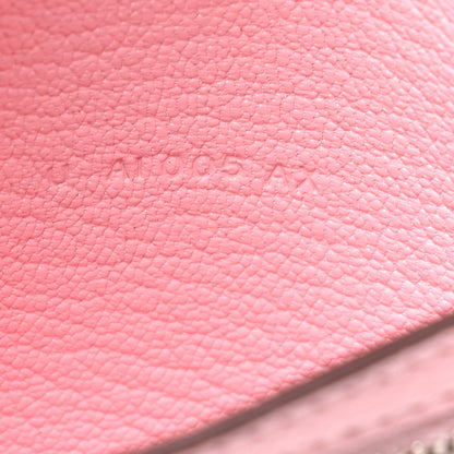 Hermes Chevre Mysore Bearn Compact Wallet Rose Sakura 7 of 8
