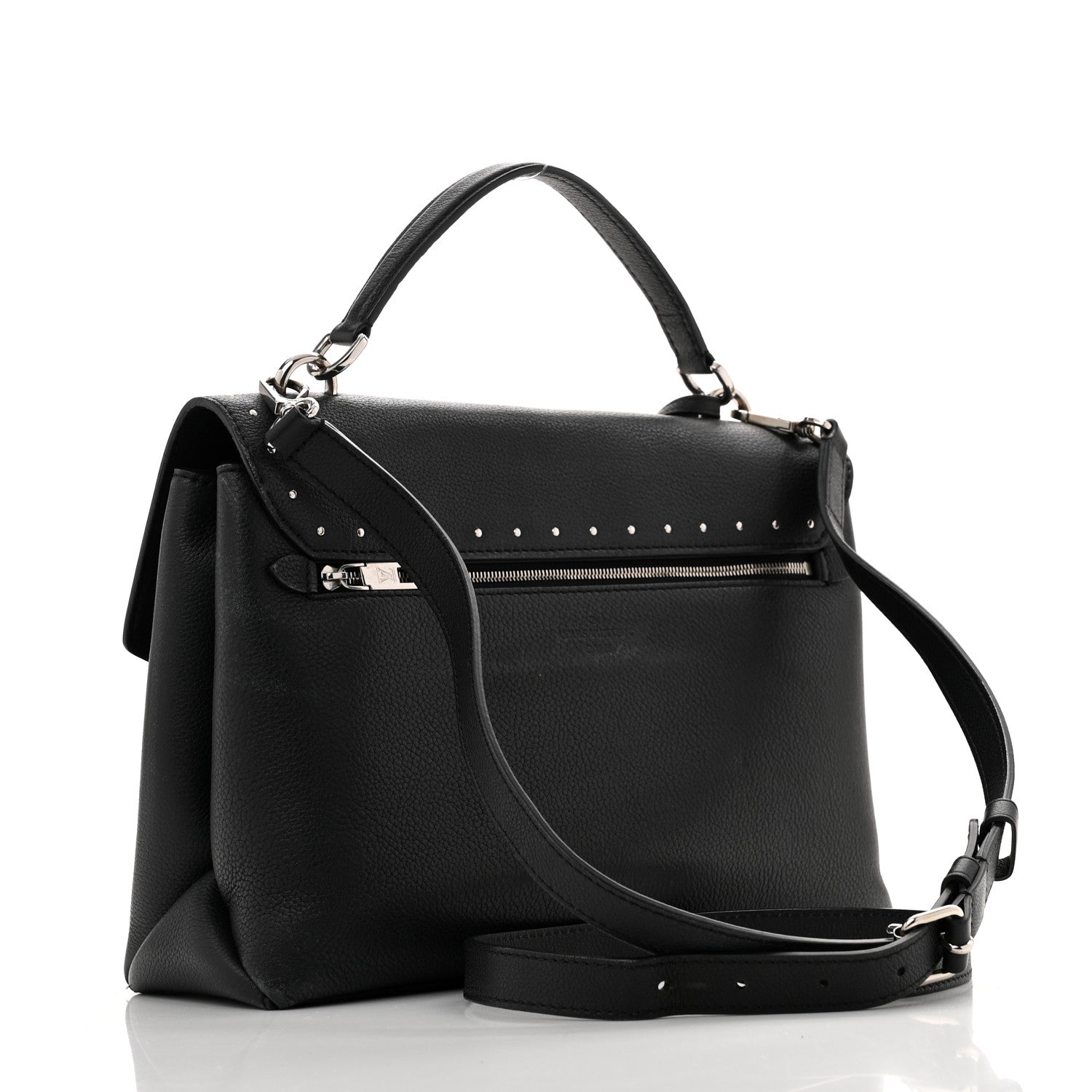 Louis Vuitton Soft Calfskin My Lockme Studs Black 3 of 15