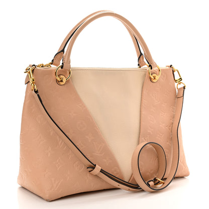 Louis Vuitton Empreinte V Tote MM Beige Rose Creme 3 of 16