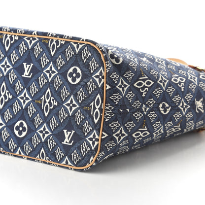 Louis Vuitton Jacquard Since 1854 Neverfull MM Blue 7 of 10