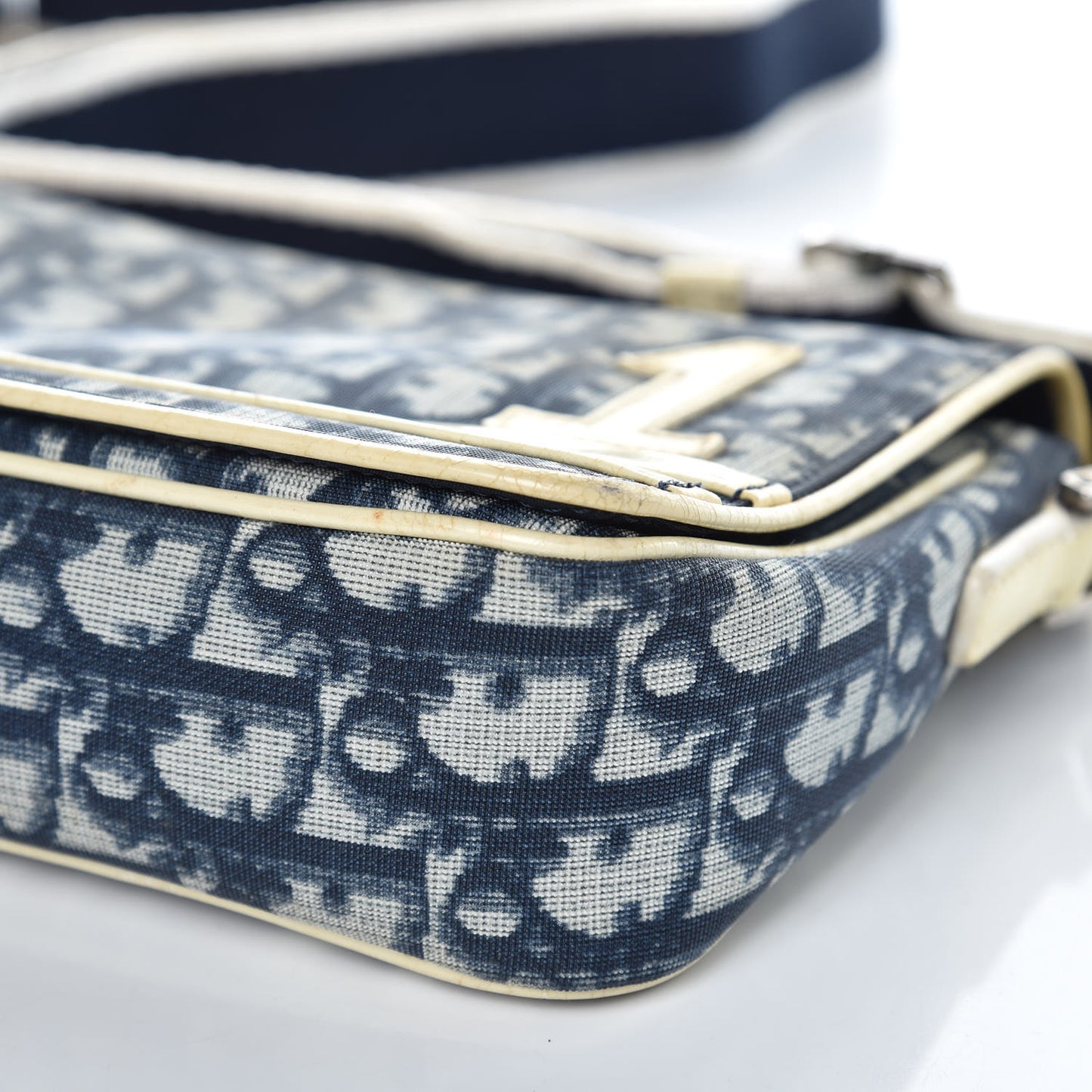 Monogram Messenger Bag Blue