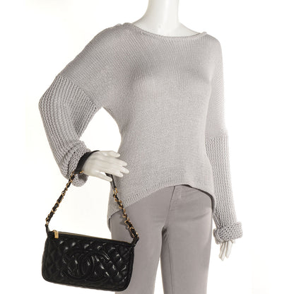 Chanel Caviar Quilted Pochette Black 2 of 7