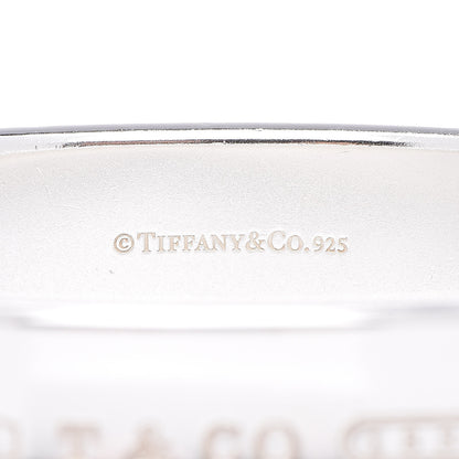Tiffany Sterling Silver 1837 Cushion Bangle Bracelet 4 of 4