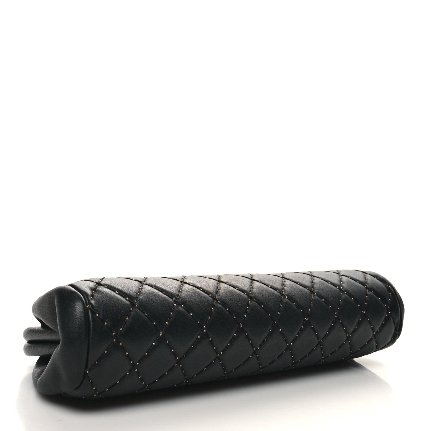 Chanel Lambskin Stitched Timeless Clutch Black 4 of 10