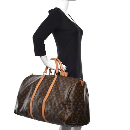 Louis Vuitton Monogram Keepall 55 2 of 10