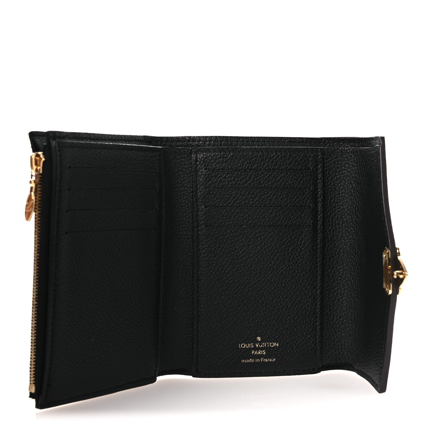 Louis Vuitton Monogram Pallas Compact Wallet NM Black 5 of 8