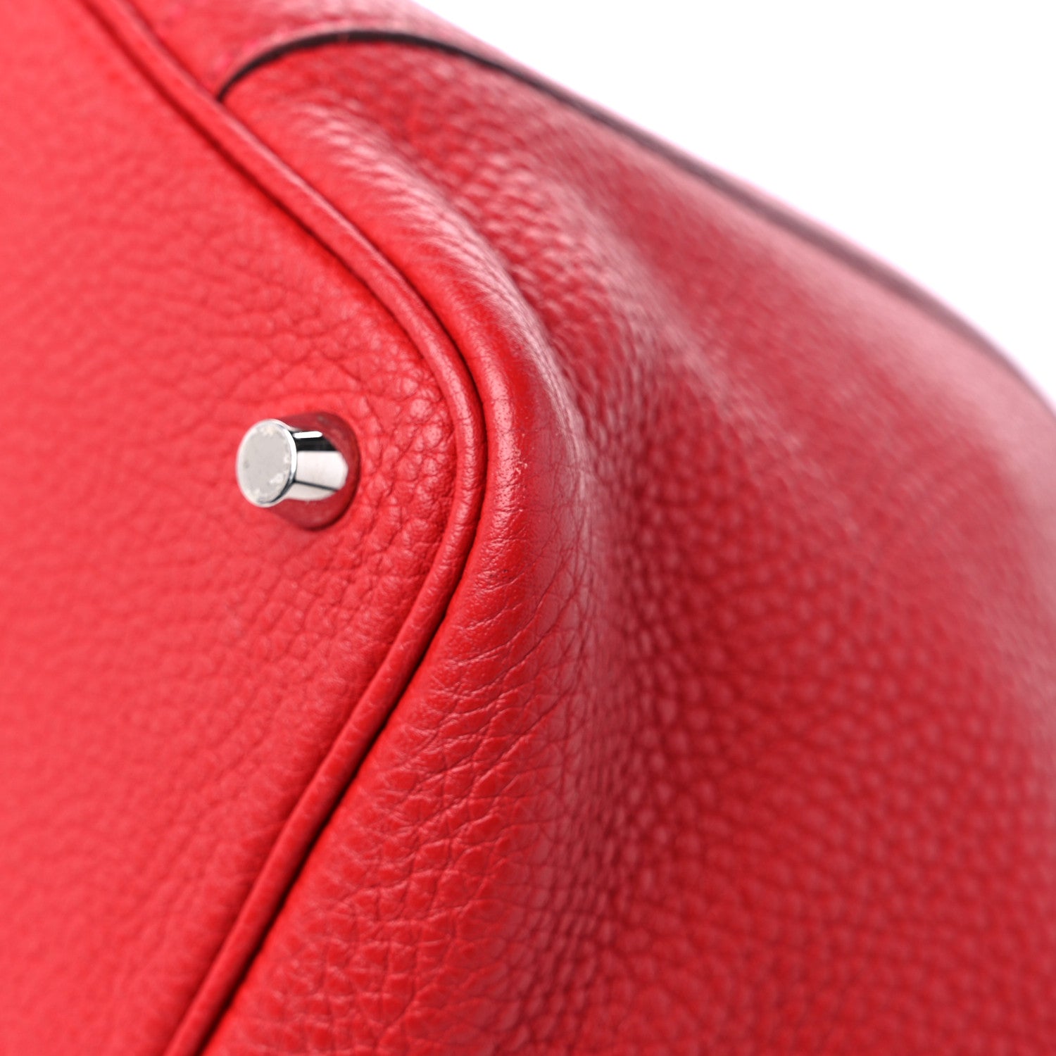 Hermes Taurillon Clemence Picotin Lock 18 PM Rouge Casaque 11 of 13