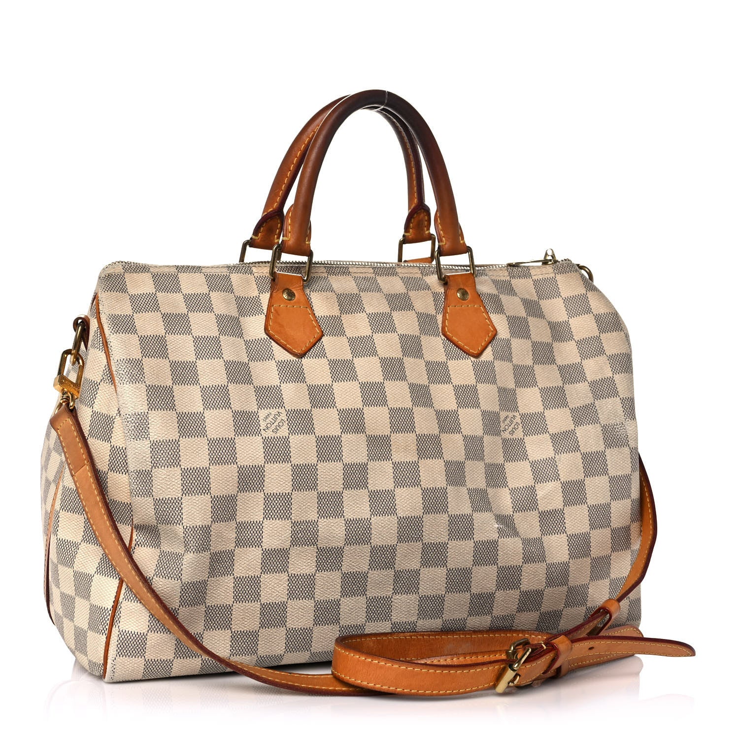Louis Vuitton Damier Azur Speedy Bandouliere 30 3 of 17