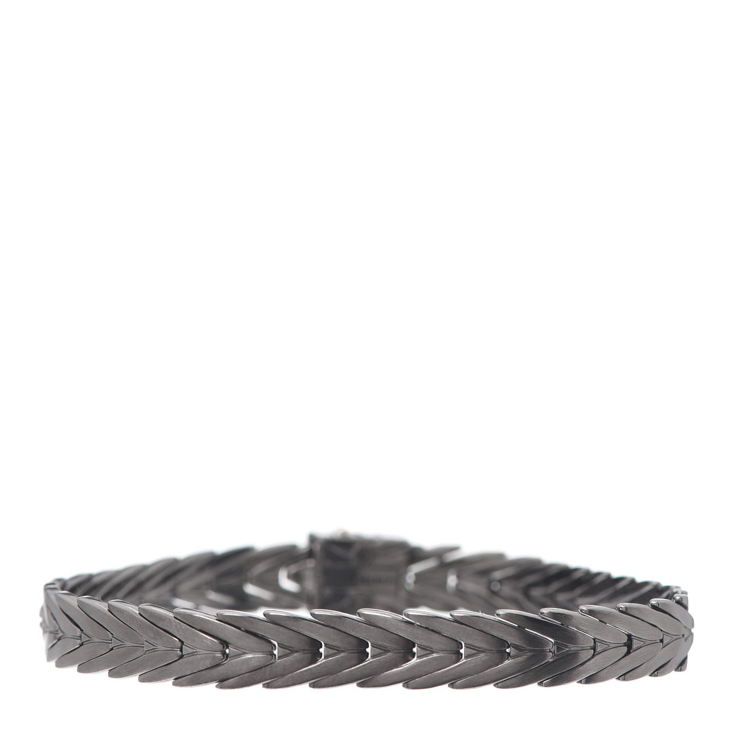 John Hardy Blackened Sterling Silver Diamond 8mm Modern Chain Bracelet 3 of 5