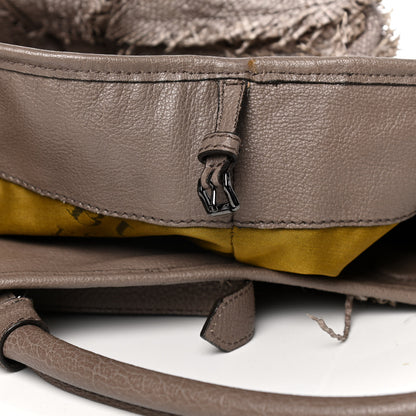 Burberry Raffia Prorsum Patchwork Tote Grey 12 of 19