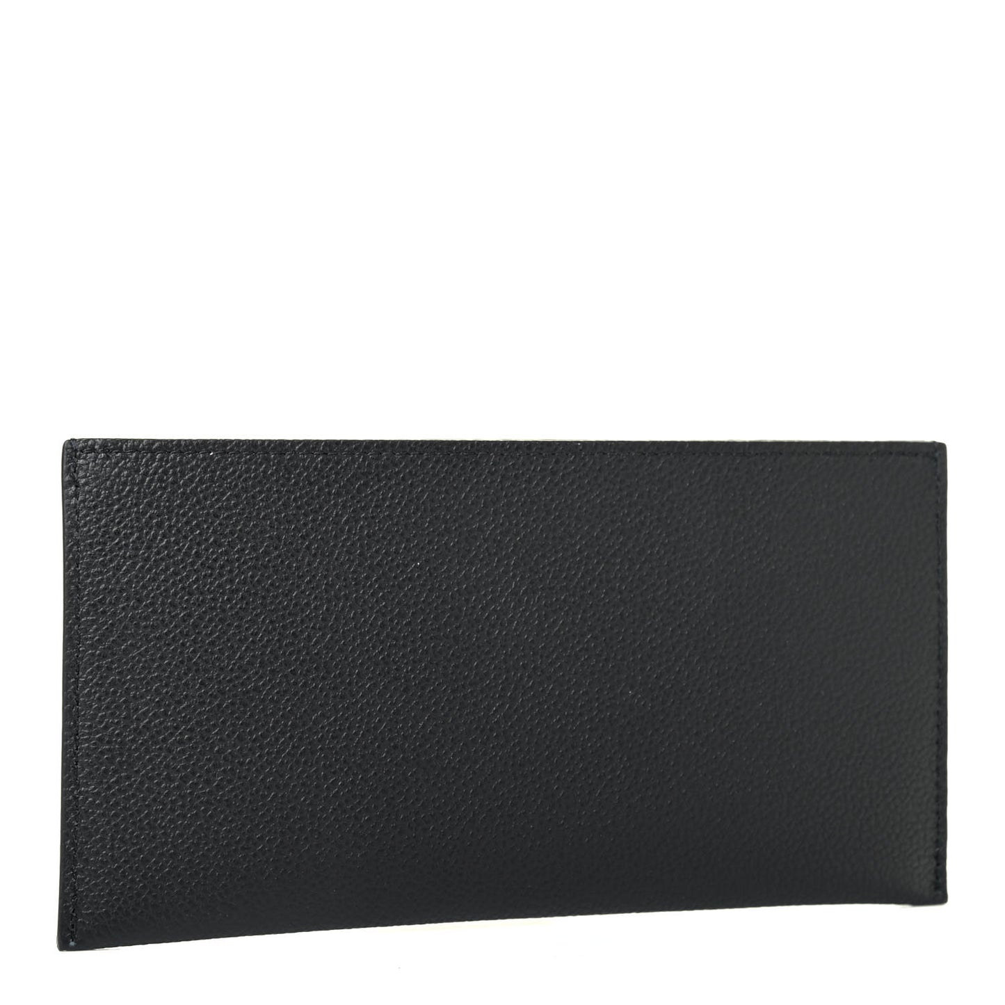 Calfskin Felicie Chain Wallet Card Holder Insert Black