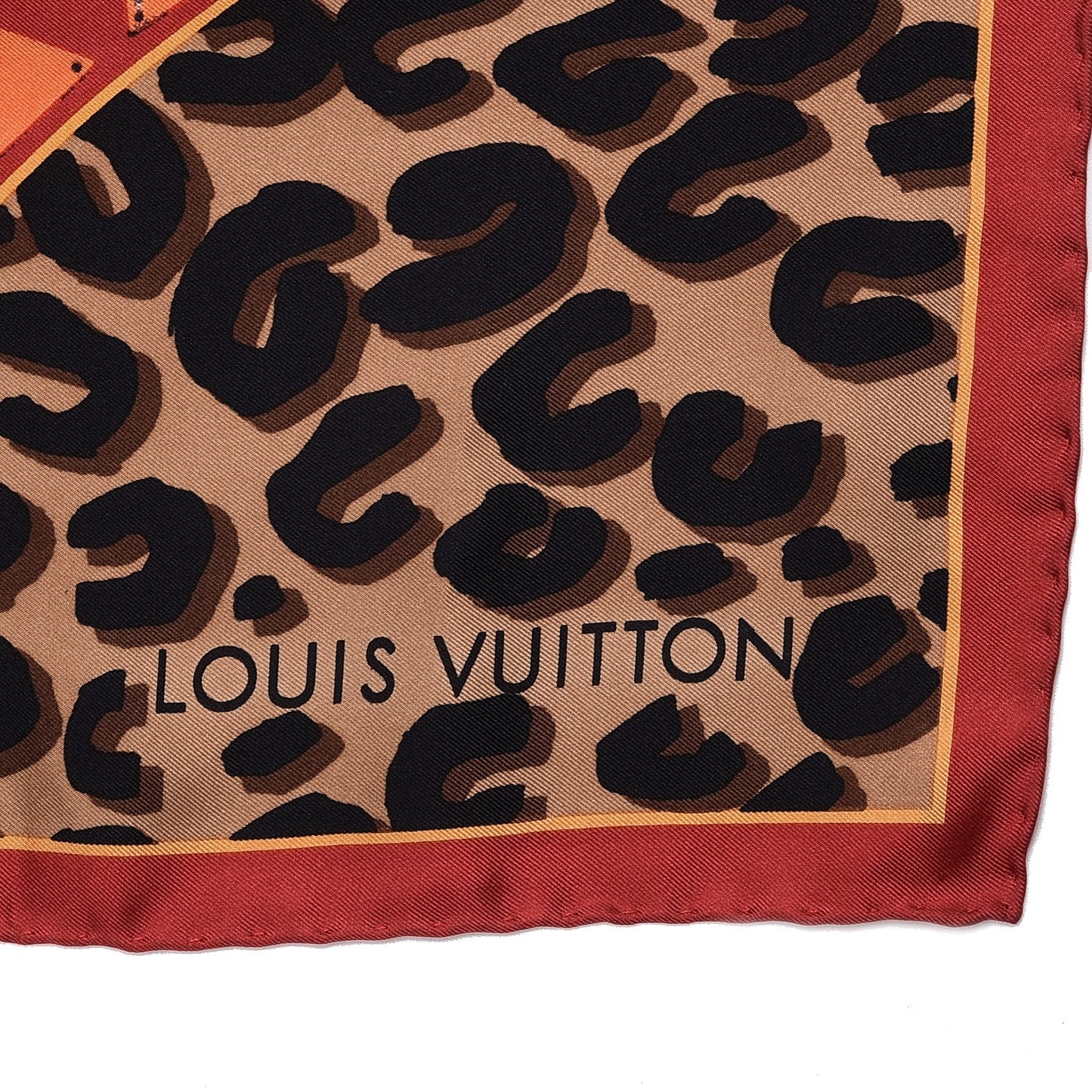 Silk Leopard Square Scarf