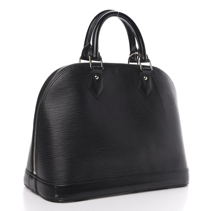 Louis Vuitton Epi Alma PM Black 3 of 18