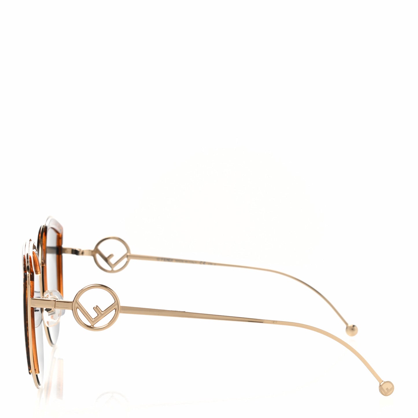 Metal Acetate F is Fendi FF Cat Eye Sunglasses FF 0290/S Blue Havana