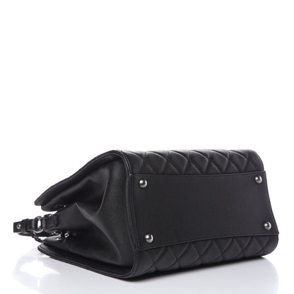 Chanel Caviar Quilted Medium CC Bucket Bag Black 4 of 13