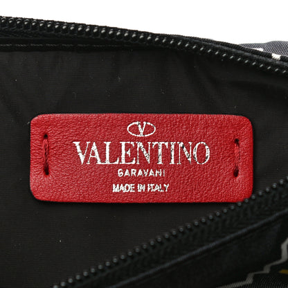 Valentino Garavani Nylon Game Print Backpack Black 6 of 9