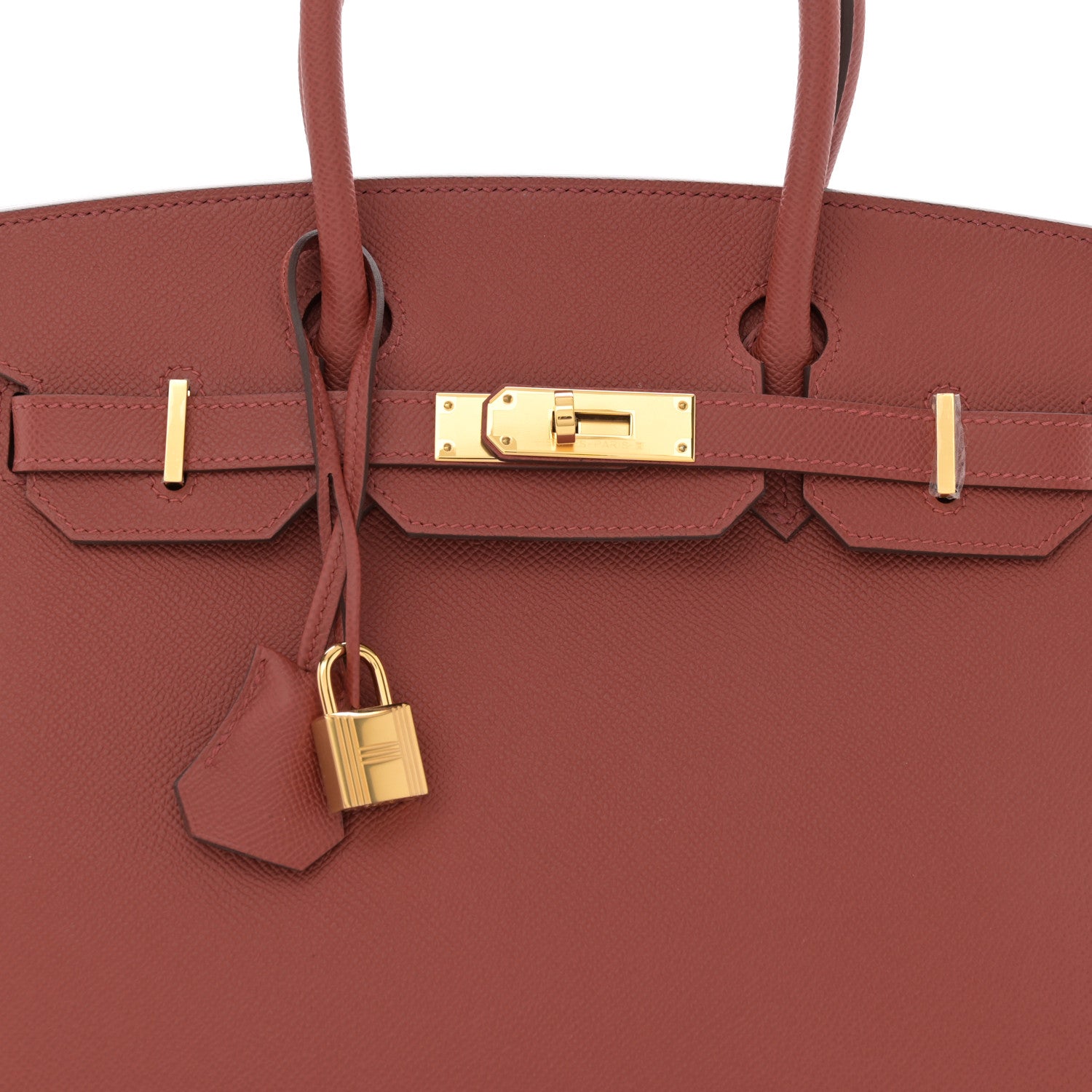 Hermes Epsom Birkin Sellier 30 Rouge Venetian 8 of 13