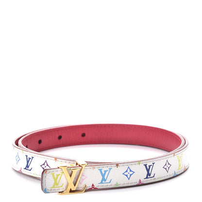 Louis Vuitton Monogram Multicolor LV Initiales Belt 80 32 White 1 of 10