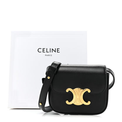 Celine Shiny Calfskin Mini Triomphe Black 12 of 12