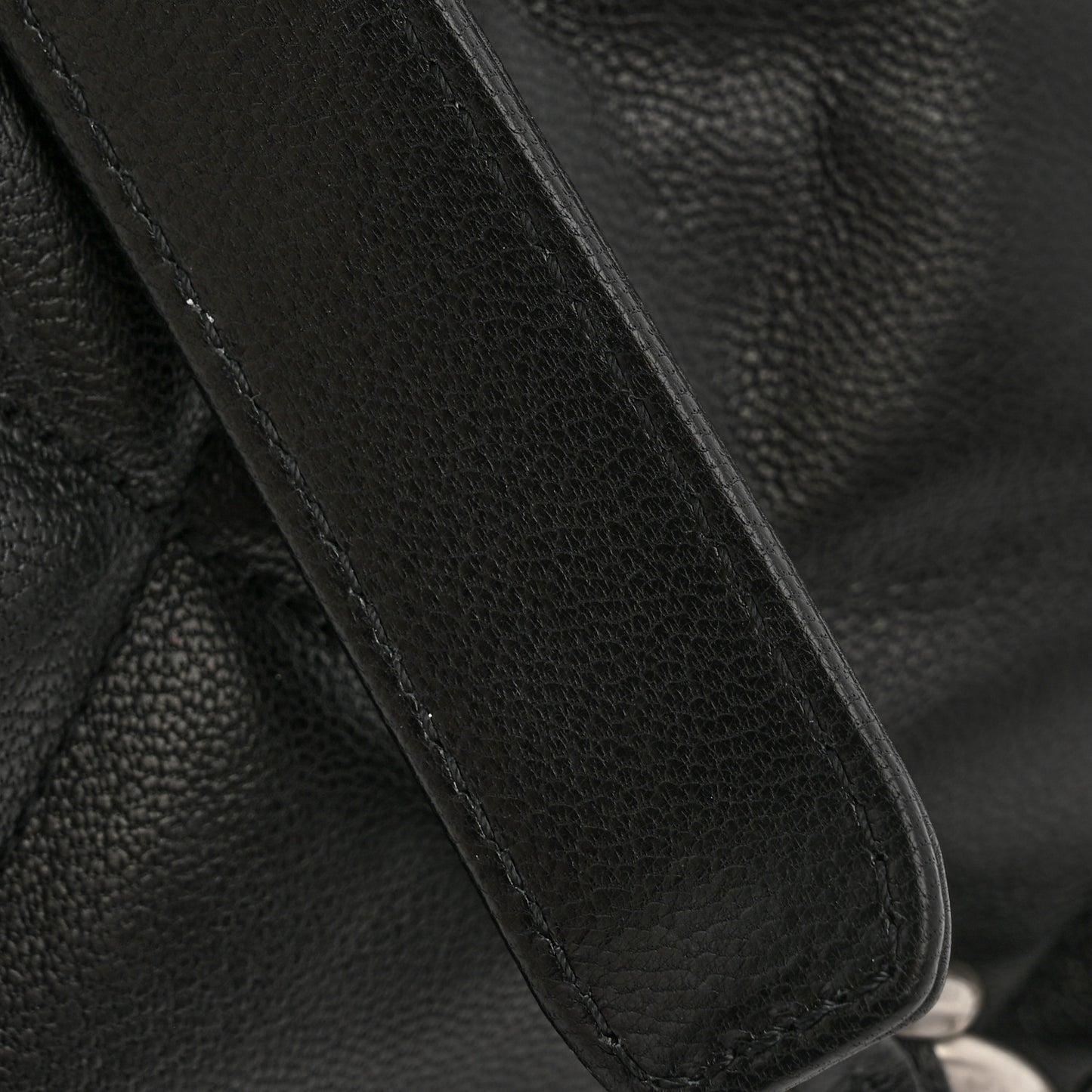 Goatskin Quilted Maxi Chanel 19 Flap Black