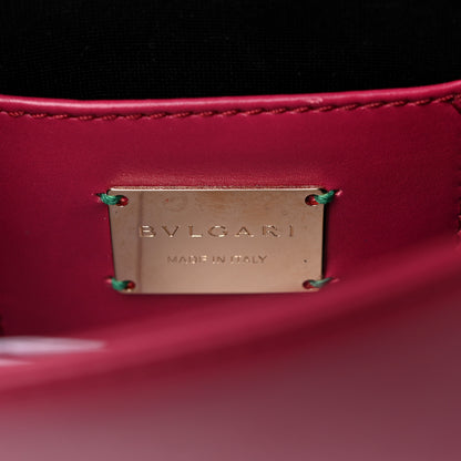 Bulgari Calfskin Galuchat Serpenti Forever Crossbody Bag Red 8 of 8