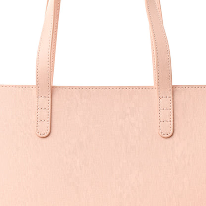Mansur Gavriel Saffiano Small Zip Tote Dahlia 7 of 10