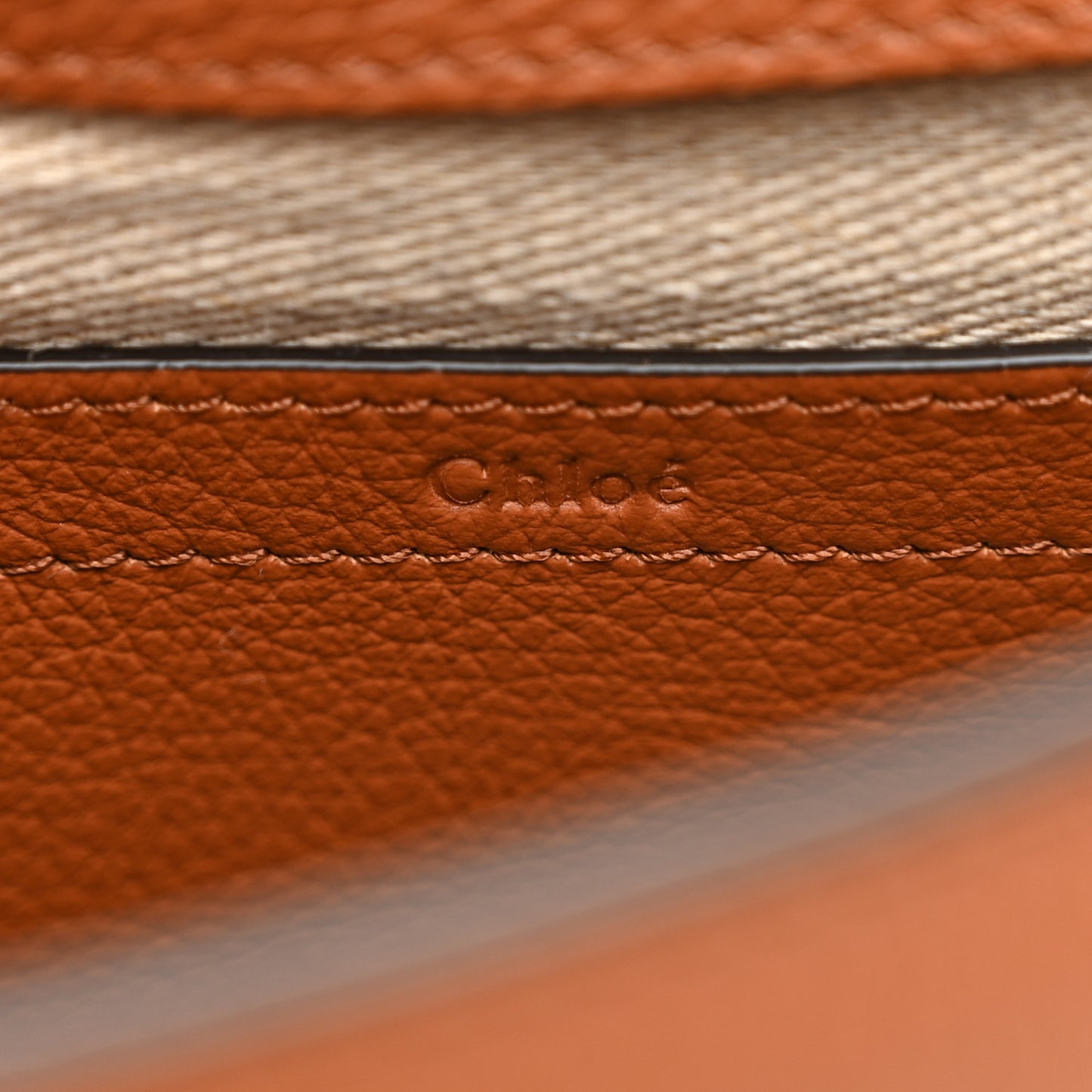 Grained Calfskin Medium Marcie Slim Round Crossbody Bag Tan