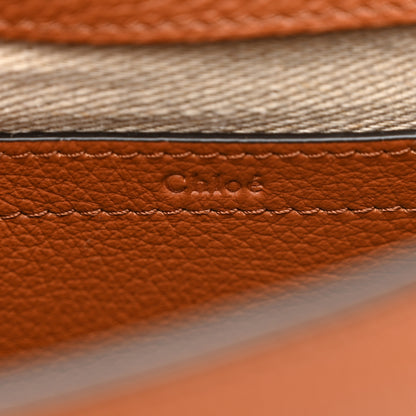 Chloe Grained Calfskin Medium Marcie Slim Round Crossbody Bag Tan 6 of 11