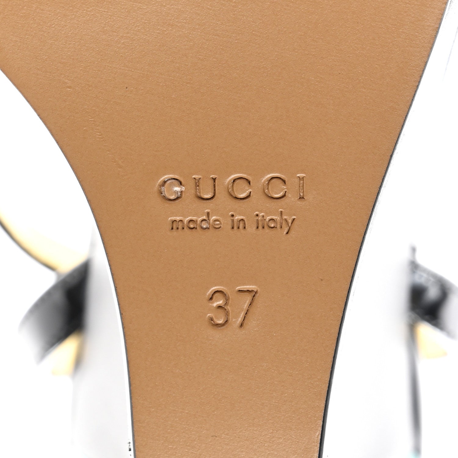 Gucci Regent Calfskin Crystal Snake Head Sandals 37 Black 6 of 9