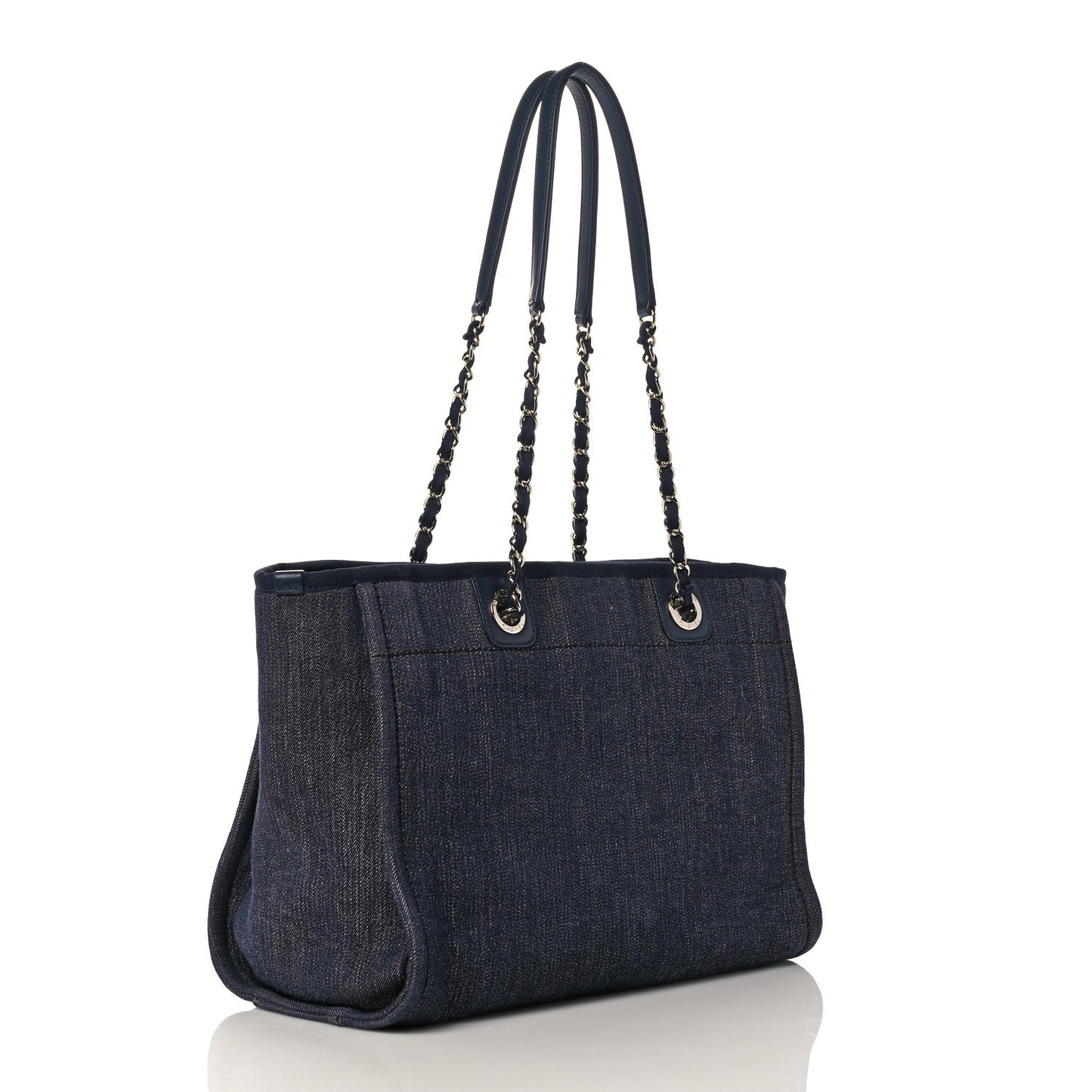 Denim Small Deauville Tote Dark Blue