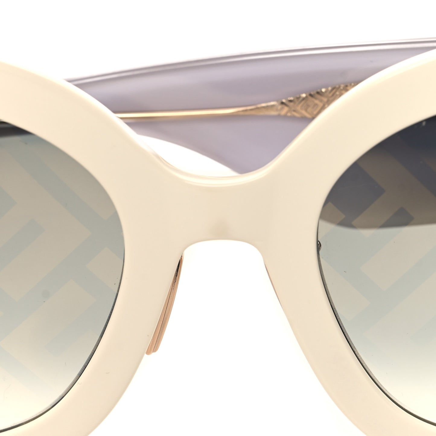 Acetate FF Sunglasses FF 0434/G/S White Gold