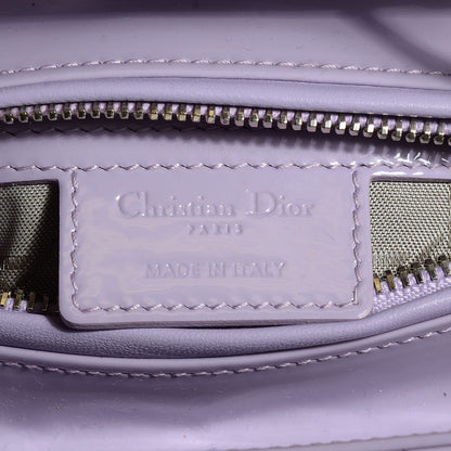 Christian Dior Patent Cannage Lady Dior Medium Lilac 8 of 9